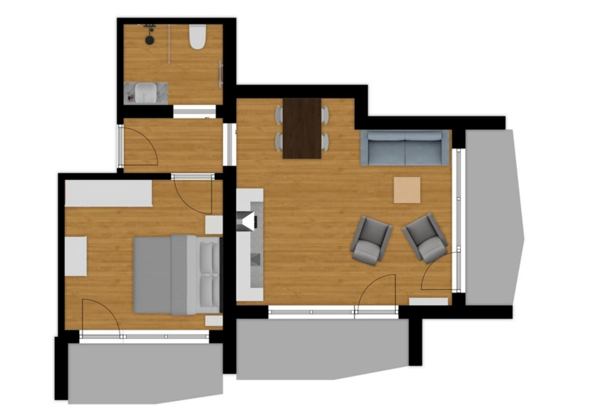 Herzblut Wohlfuehl Appartements Эц Номер фото