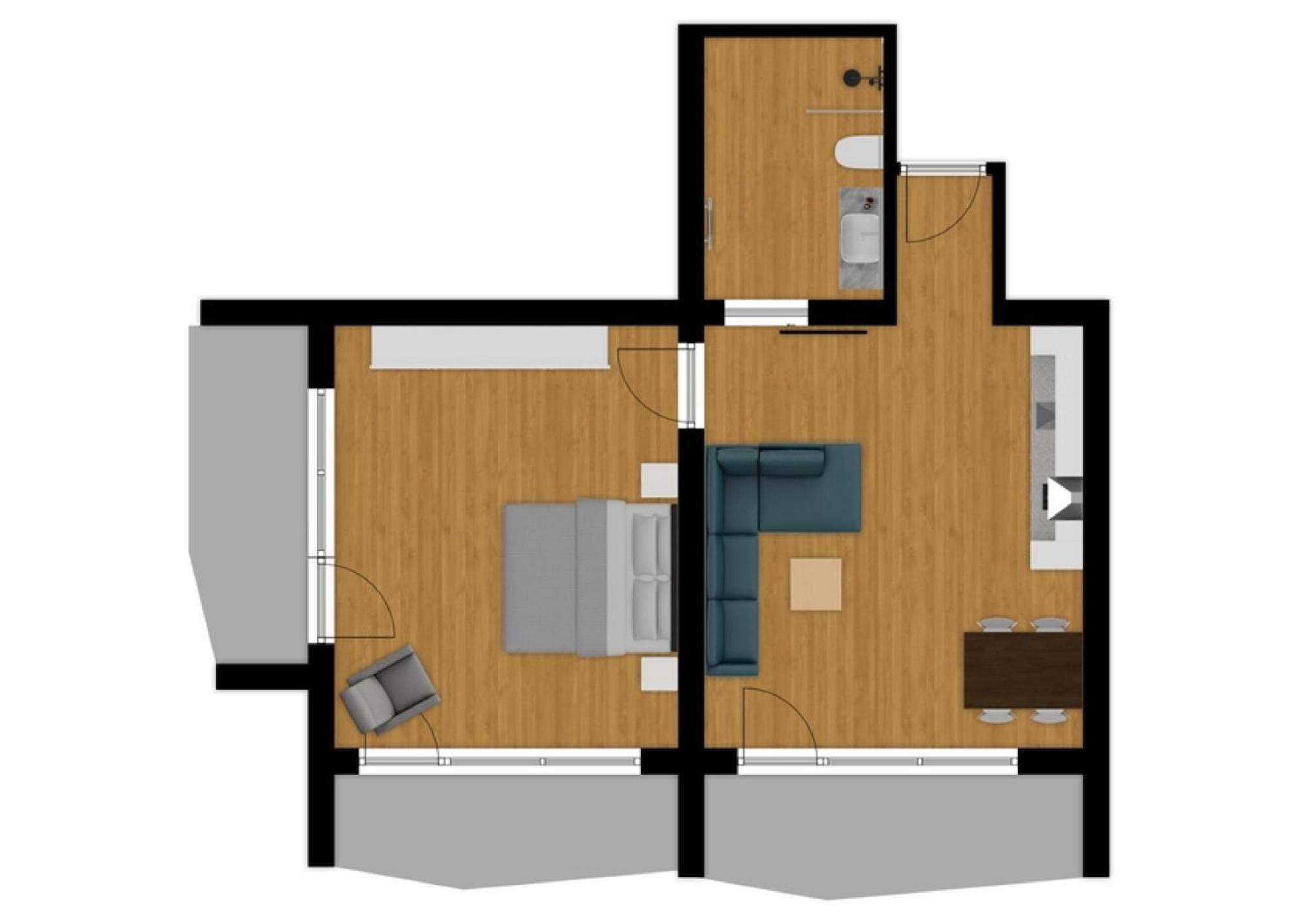 Herzblut Wohlfuehl Appartements Эц Номер фото